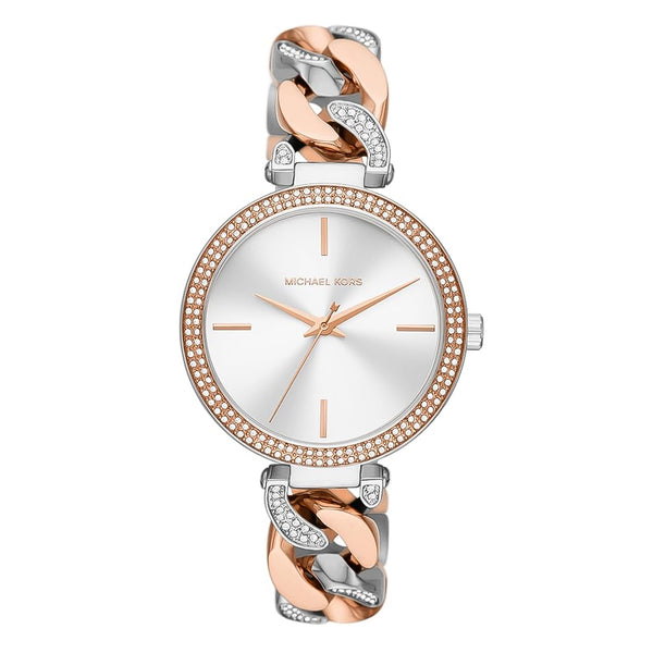 Michael Kors Catelyn Two Tone White Dial Ladies Watch | MK4634