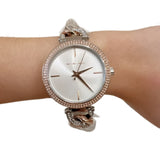 Michael Kors Catelyn Two Tone White Dial Ladies Watch | MK4634