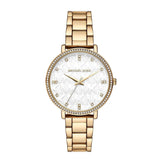 Michael Kors Pyper Gold Tone White Dial Women's Watch| MK4666