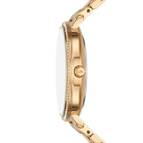 Michael Kors Pyper Gold Tone White Dial Women's Watch| MK4666