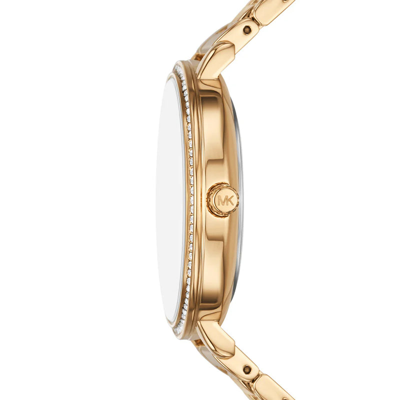 Michael Kors Pyper Gold Tone White Dial Women's Watch| MK4666