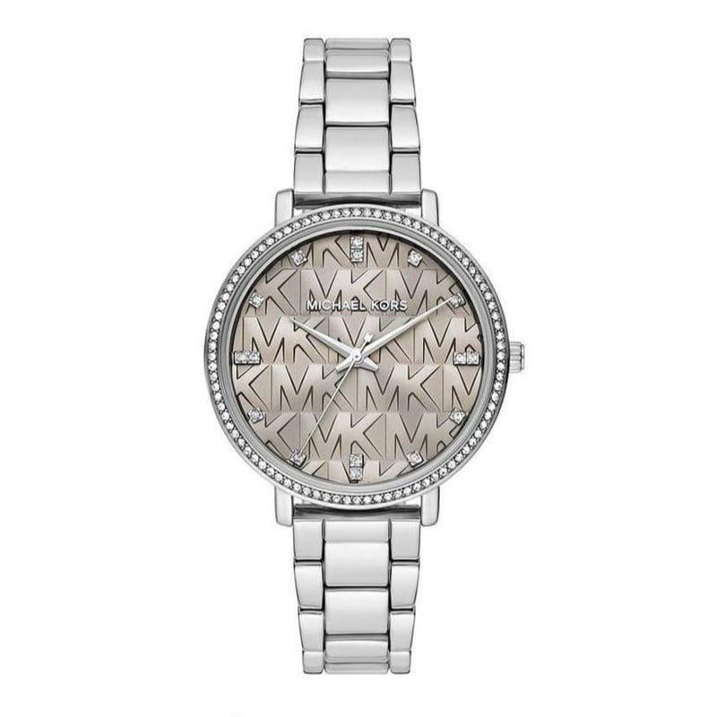 Michael Kors Pyper Silver Tone Silver Dial Women's Watch| MK4672