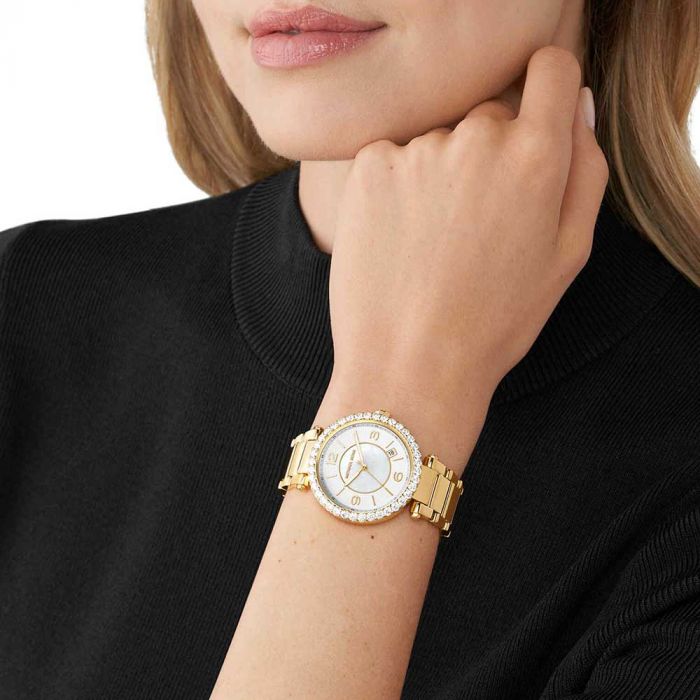 Michael Kors Parker Lux Gold Tone Ladies Watch MK4693