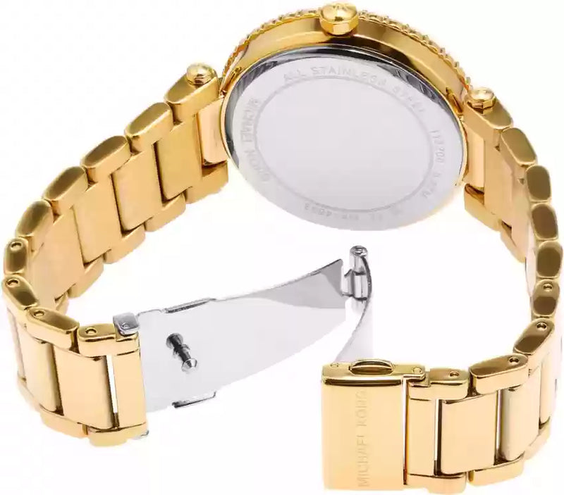 Michael Kors Parker Lux Gold Tone Ladies Watch MK4693