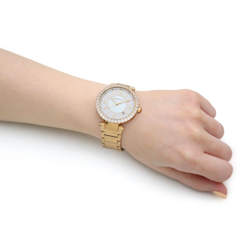 Michael Kors Parker Lux Gold Tone Ladies Watch MK4693