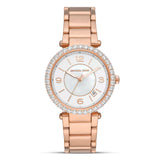 Michael Kors Parker Lux Rose Gold Tone Ladies Watch MK4695