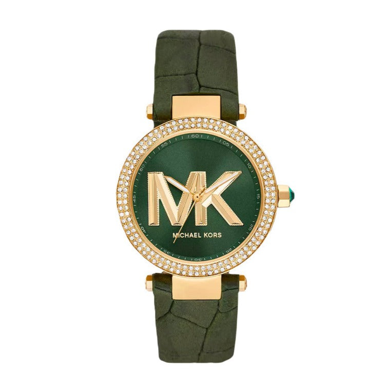 Michael Kors Parker Green Dial Ladies Watch| MK4724