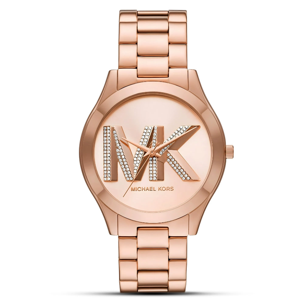 Michael Kors Slim Runway Rose Gold-Tone Dial Ladies Watch | MK4733