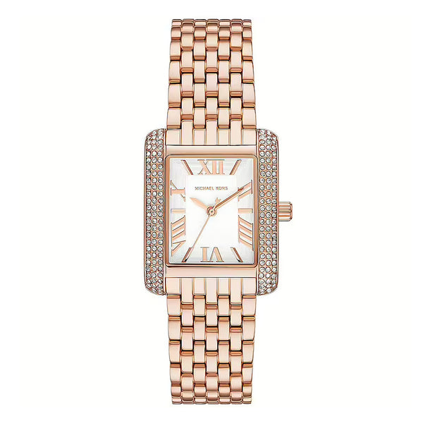 Michael Kors Emery Pavé White Dial Ladies Watch | MK4743