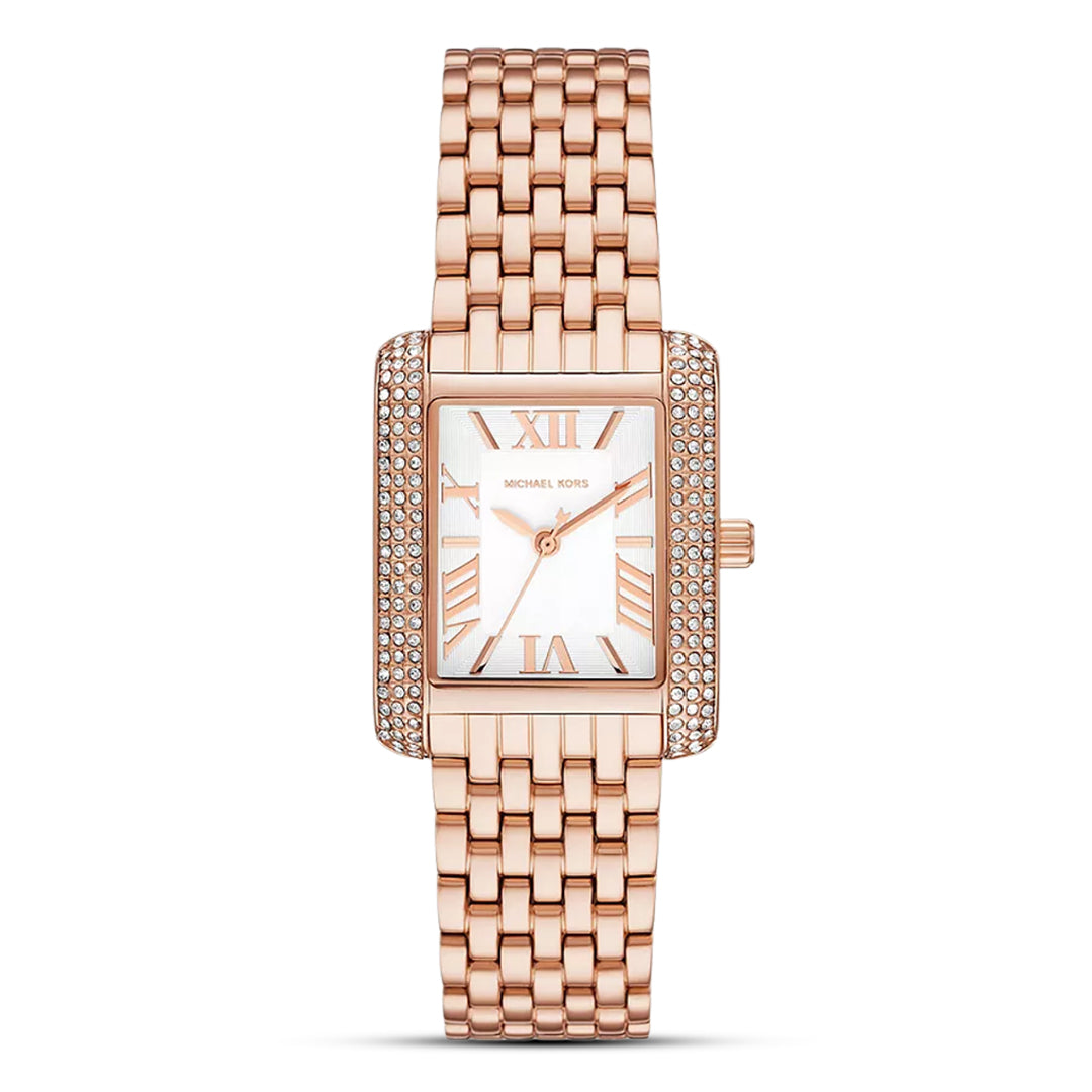 Michael Kors Emery Pavé White Dial Ladies Watch | MK4743 display picture 3