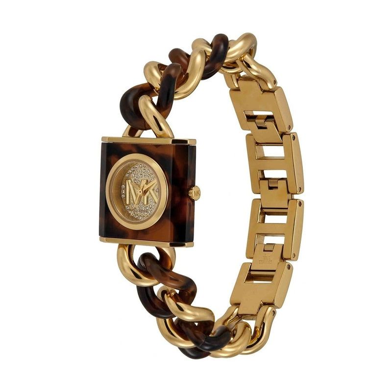 Michael Kors Tortoise Gold Tone Dial ladies Watch | MK4808