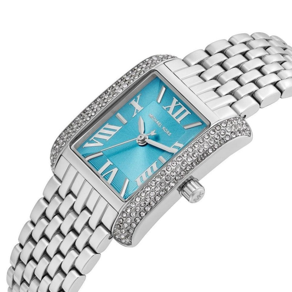 Michael Kors Petite Emery Pave Silver Tone Women's Watch | MK4829