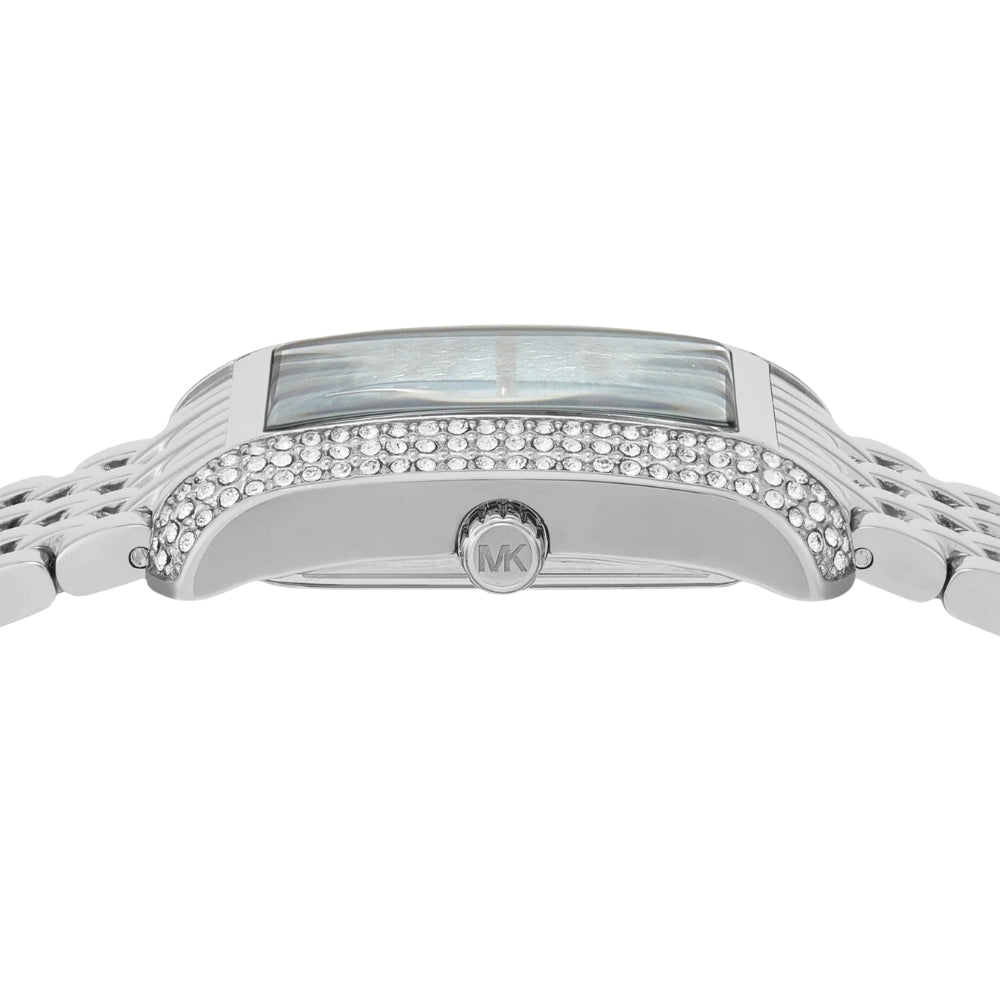 Michael Kors Petite Emery Pave Silver Tone Women's Watch | MK4829