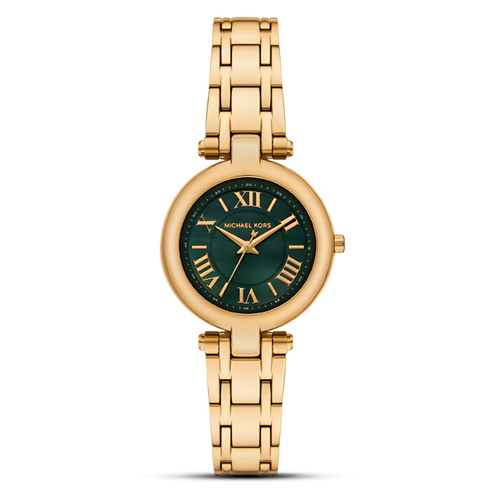 MICHAEL KORS LANEY GREEN DIAL LADIES WATCH | MK4892