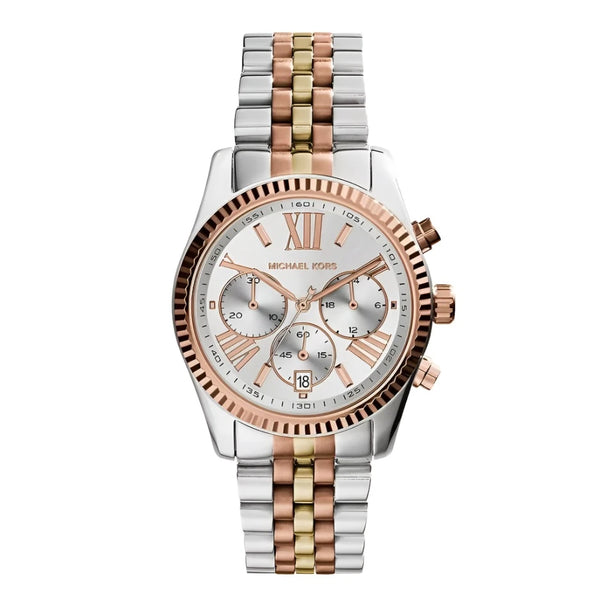 Michael Kors Lexington Tri-Tone Women's Watch| MK5735