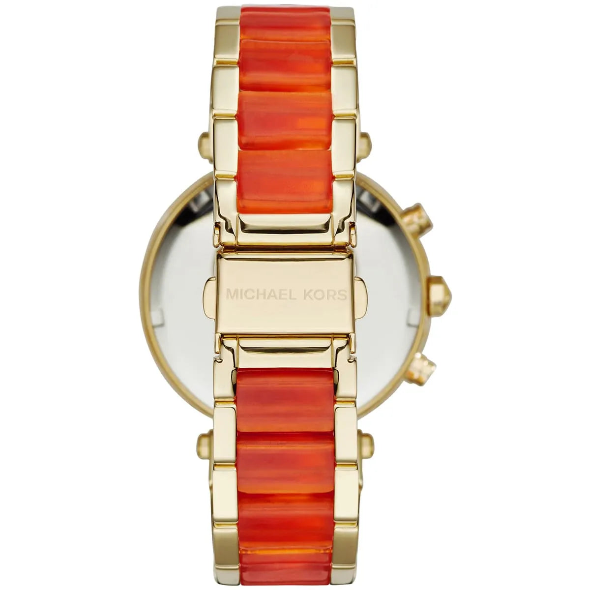 Michael kors parker two tone watch best sale