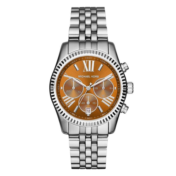 Michael Kors Lexington Chronograph Brown Dial Ladies Watch | MK6221