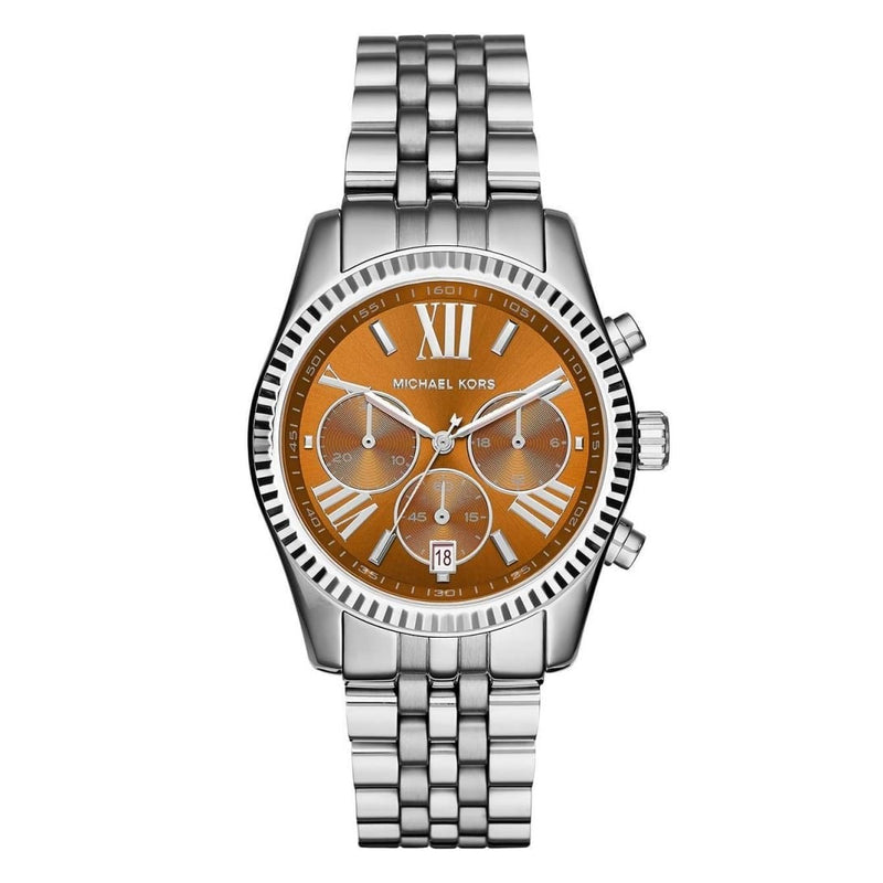 Michael Kors Lexington Chronograph Brown Dial Ladies Watch | MK6221