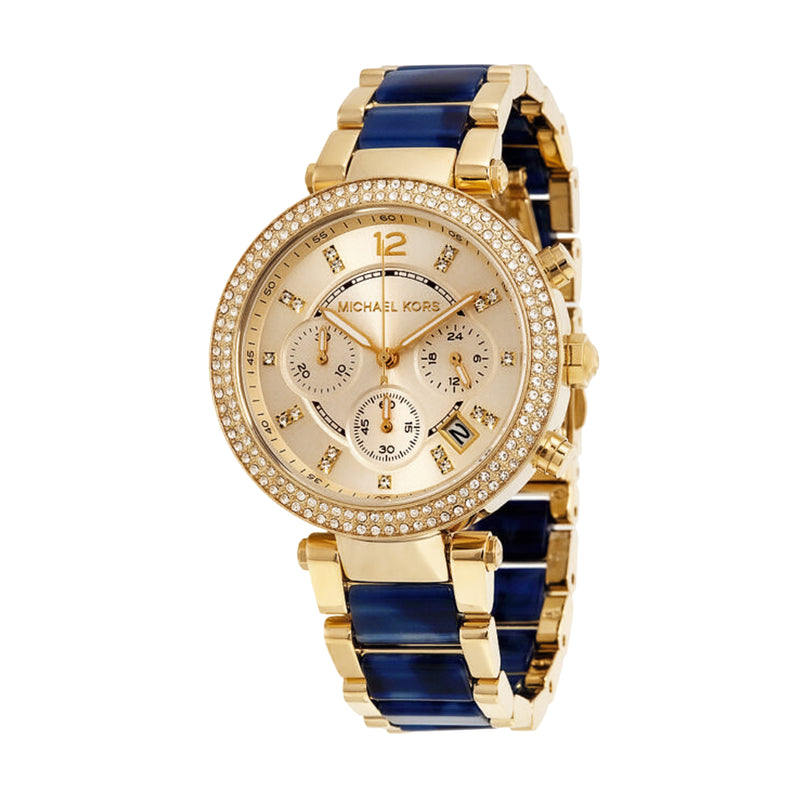 Michael Kors Parker Champagne Dial Two Tone Women's Watch | MK6238