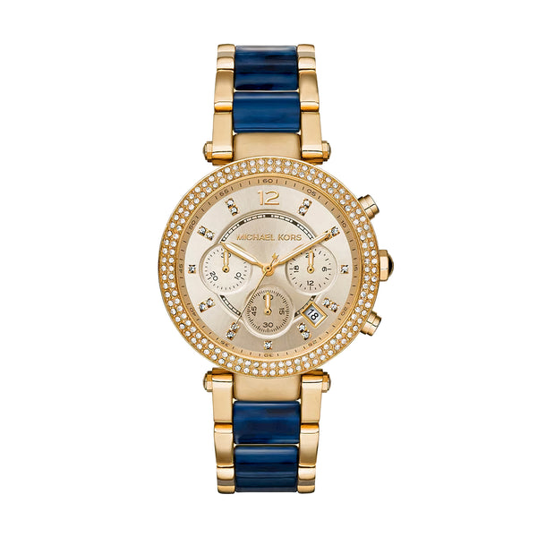 Michael Kors Parker Champagne Dial Two Tone Women's Watch | MK6238