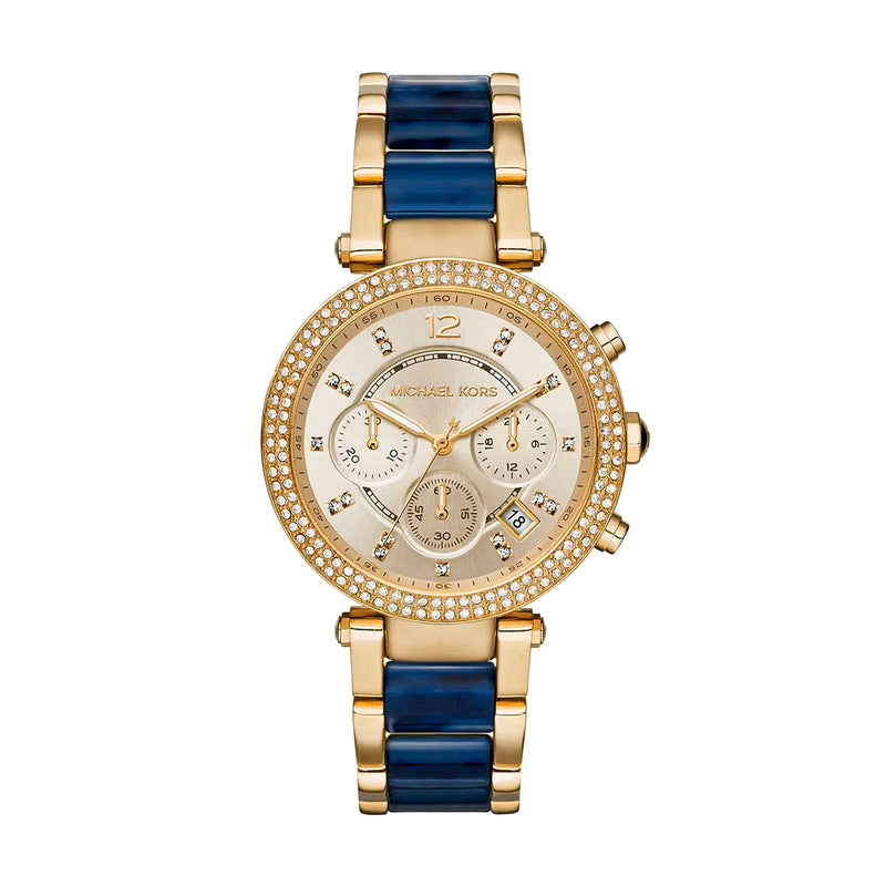 Michael Kors Parker Champagne Dial Two Tone Women's Watch | MK6238