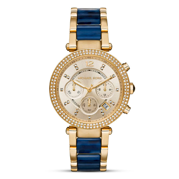 Michael Kors Parker Champagne Dial Two Tone Women's Watch | MK6238