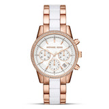 Michael Kors Ritz Chronograph White Dial Ladies Watch | MK6324