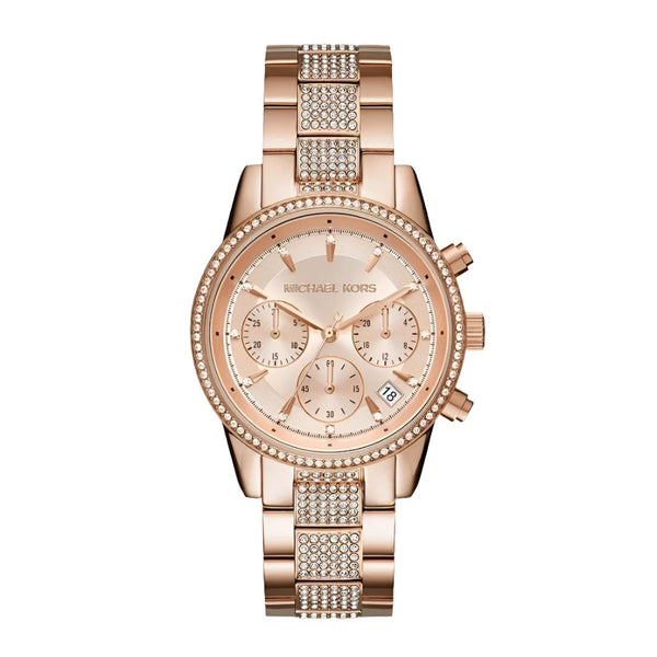 Michael Kors Ritz Gold Tone Ladies Watch| MK6485