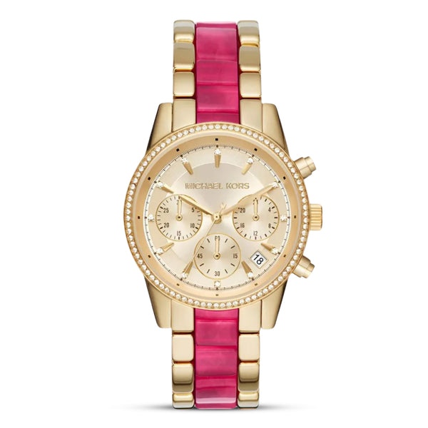 Michael Kors Multifunction Gold Dial Ladies Watch | MK6517