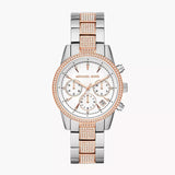 Michael Kors Ritz Chronograph Two-Tone Ladies Watch| MK6651