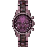 Michael Kors Ritz Purple Dial Ladies Watch| MK6720