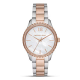 Michael Kors Layton Two-Tone White Dial Women's Watch| MK6849