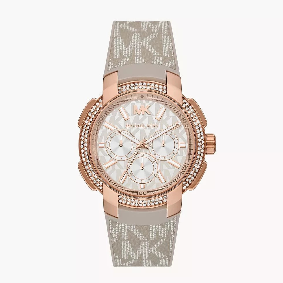 Micheal Kors Sidney Multifunction PVC Leather Women's Watch| MK6949