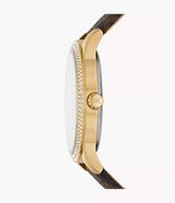 Michael Kors Tibby Multifunction Brown PVC Women's Watch| MK6966