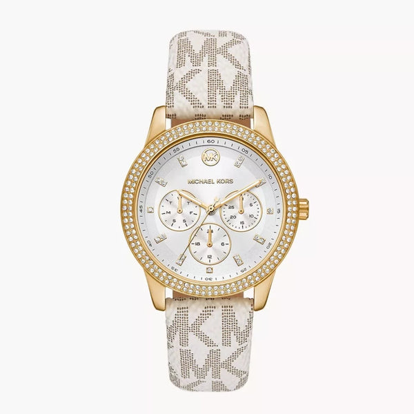 Michael Kors Tibby Multifunction White PVC Women's Watch| MK6967