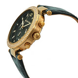 Michael Kors Parker Chronograph Green Leather Ladies Watch| MK6985