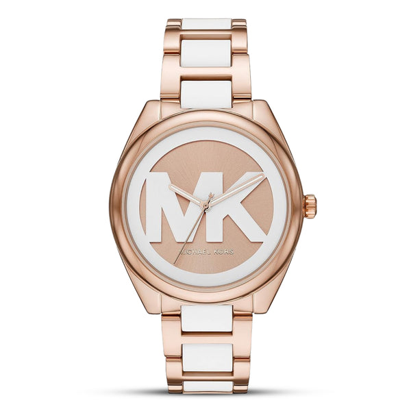 Michael Kors Janelle Rose Gold Tone Ladies Watch| MK7134