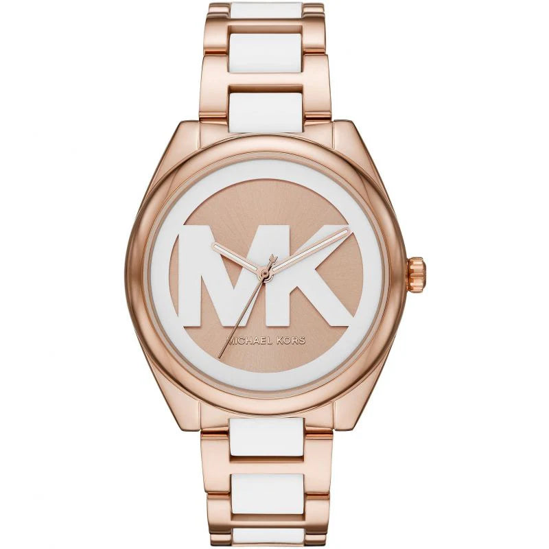 Michael Kors Janelle Rose Gold Tone Ladies Watch| MK7134