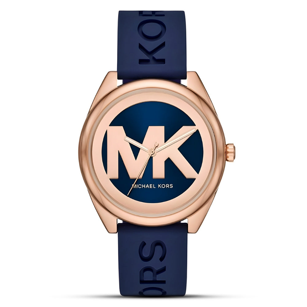 Michael Kors Jenelle Blue Silicone Strap Women's Watch| MK7140