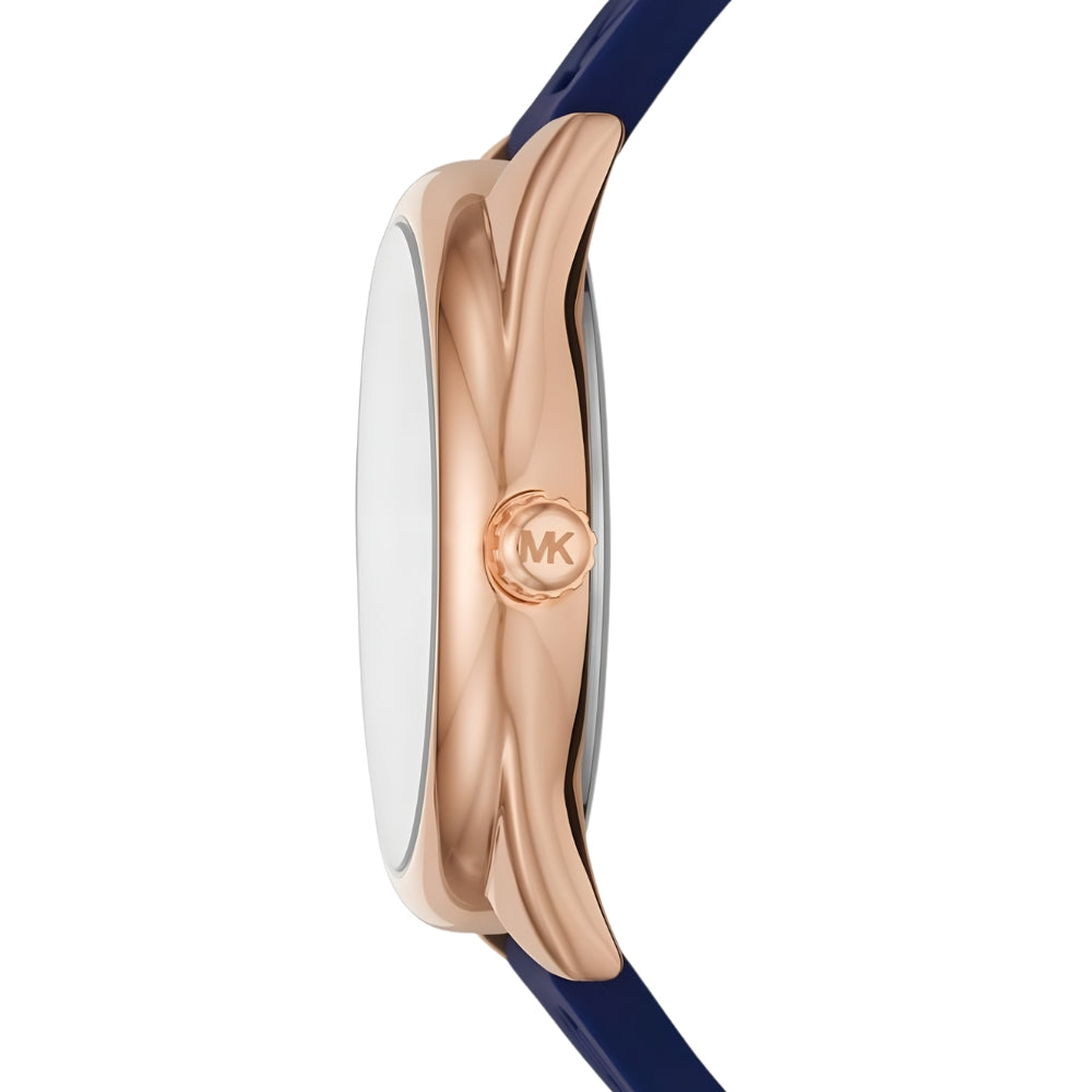 Michael Kors Jenelle Blue Silicone Strap Women's Watch| MK7140