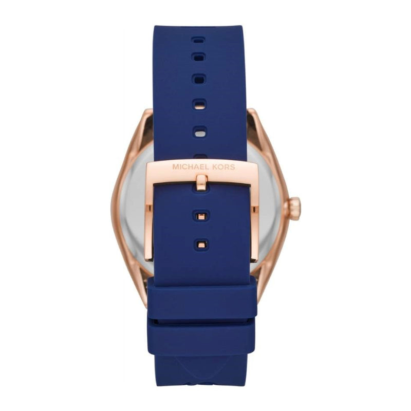 Michael Kors Jenelle Blue Silicone Strap Women's Watch| MK7140