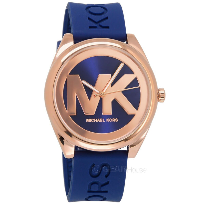 Michael Kors Jenelle Blue Silicone Strap Women's Watch| MK7140