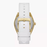 Michael Kors Jenelle White Silicone Strap Women's Watch| MK7141