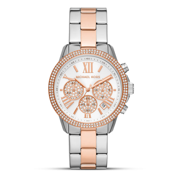 Michael Kors Bryn Pavé White Dial Ladies Watch | MK7201