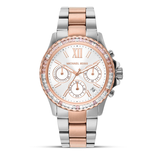 Michael Kors Everest Chronograph White Dial Ladies Watch | MK7214