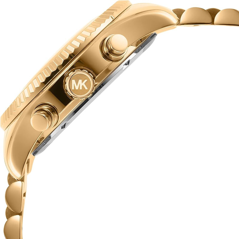 Michael Kors Lexington Gold Tone Blue Dial Women's Watch| MK7216