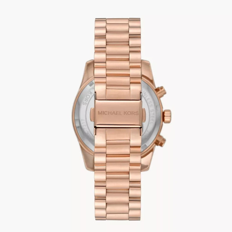 Michael Kors Lexington Rose Gold Tone Grey Dial Women's Watch| MK7217