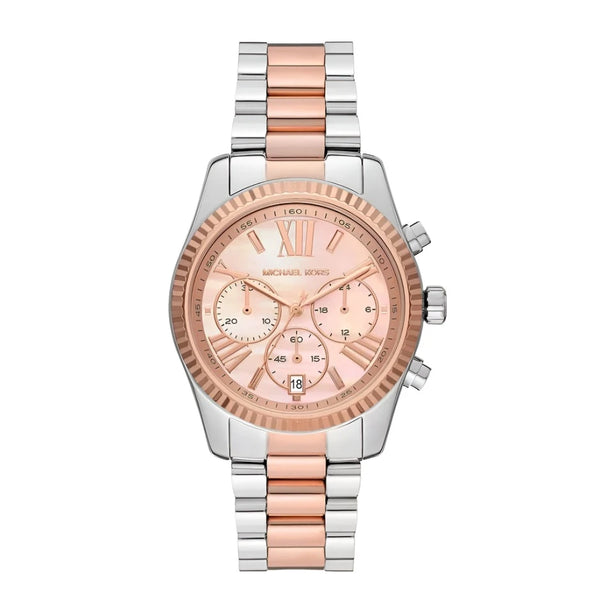 Michael Kors Lexington Two-Tone Pink Dial Women's Watch| MK7219