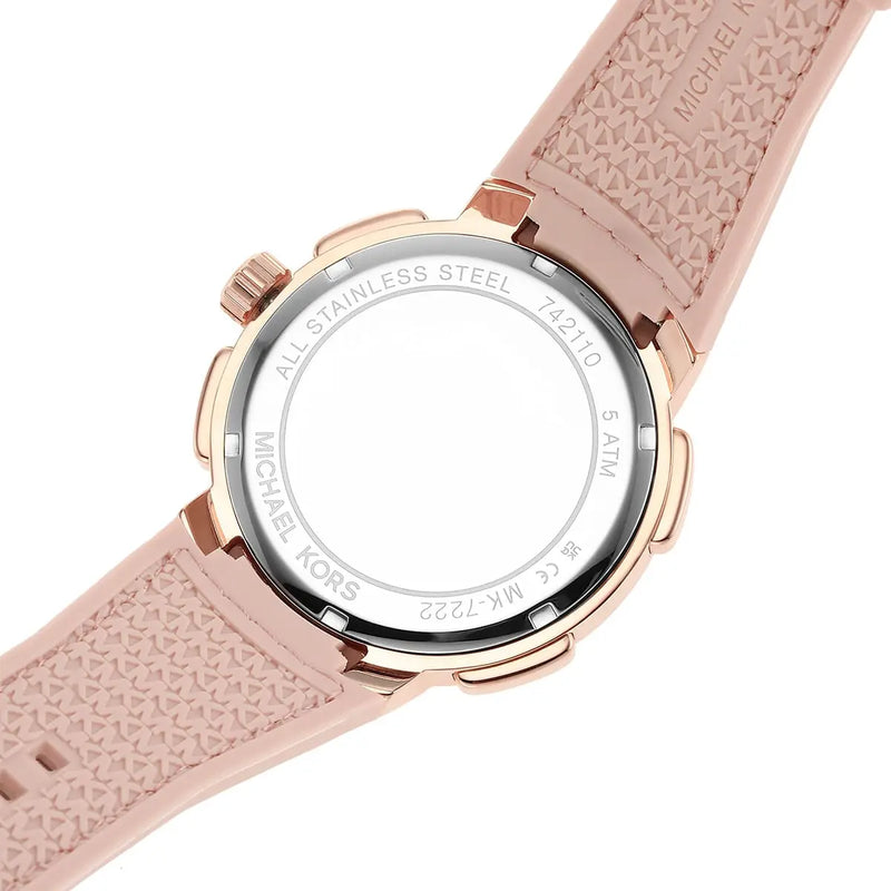 Michael Kors Sidney Ballet Pink PVC Women's Watch| MK7222