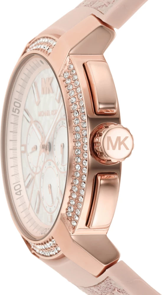 Michael Kors Sidney Ballet Pink PVC Women's Watch| MK7222